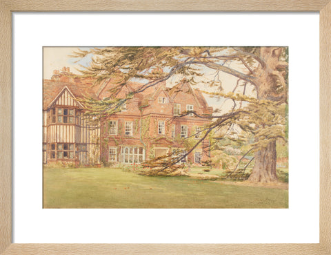 Cedar House, Hillingdon, 1902 (Art print, Small, Natural)