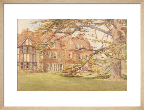Cedar House, Hillingdon, 1902 (Art print, Medium, Natural)