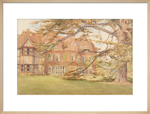 Cedar House, Hillingdon, 1902 (Art print, Large, Natural)