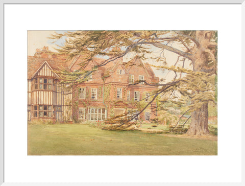 Cedar House, Hillingdon, 1902 (Art print, Extra large, White)