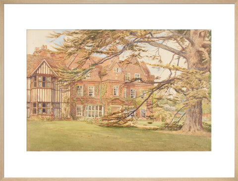 Cedar House, Hillingdon, 1902 (Art print, Extra large, Natural)