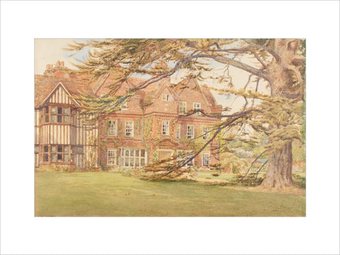 Cedar House, Hillingdon, 1902 (Art print, Medium, unframed)
