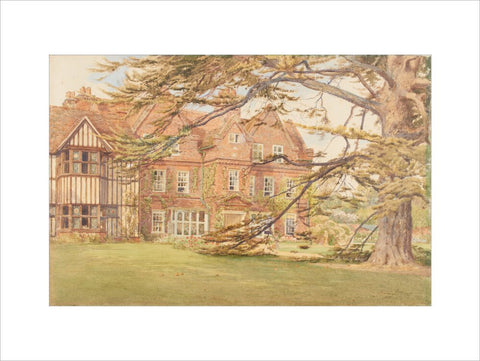 Cedar House, Hillingdon, 1902 (Art print, Large, unframed)