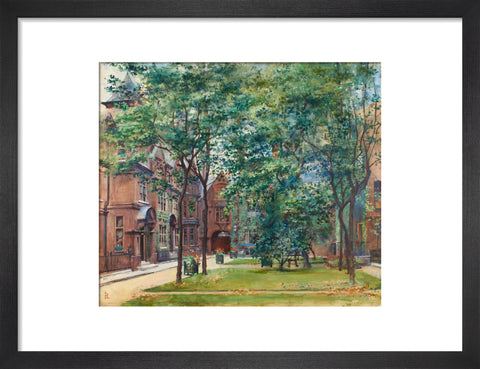 Amen Court, between 1888 and 1920 (Art print, Small, Black)
