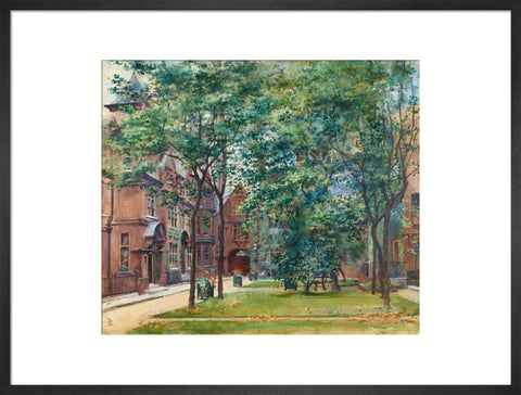 Amen Court, between 1888 and 1920 (Art print, Large, Black)