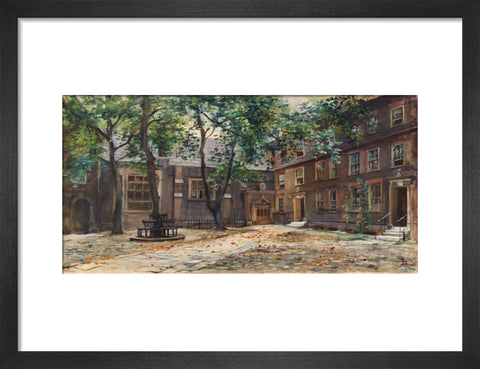 Staple Inn, between 1888-1919 (Art print, Small, Black)