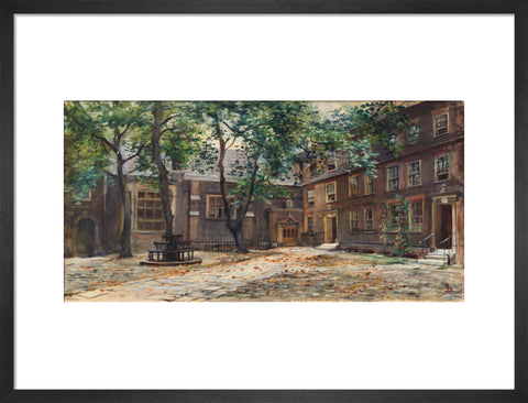 Staple Inn, between 1888-1919 (Art print, Medium, Black)