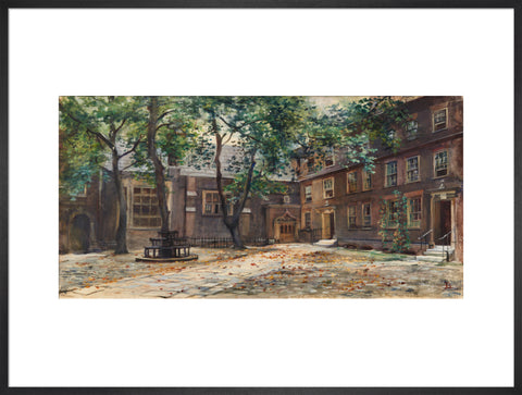 Staple Inn, between 1888-1919 (Art print, Extra large, Black)