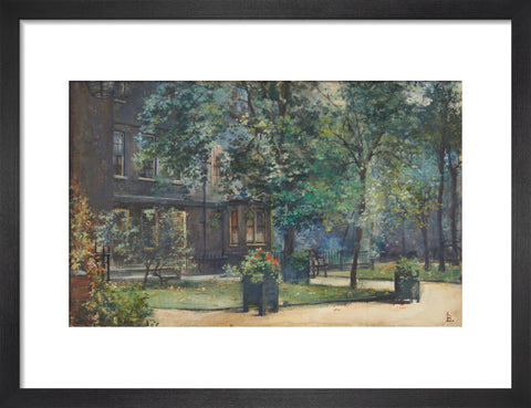 Amen Court, between 1888 and 1919 (Art print, Small, Black)