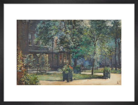 Amen Court, between 1888 and 1919 (Art print, Medium, Black)