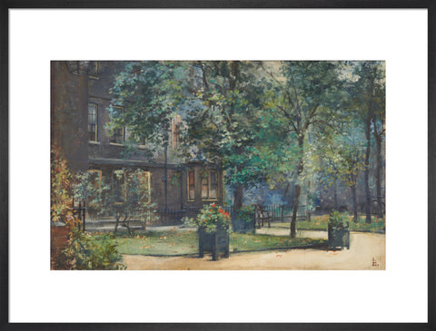 Amen Court, between 1888 and 1919 (Art print, Large, Black)