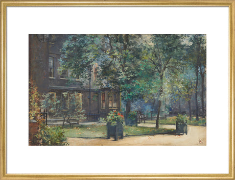 Amen Court, between 1888 and 1919 (Art print, Large, Gold)