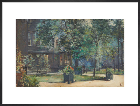Amen Court, between 1888 and 1919 (Art print, Extra large, Black)