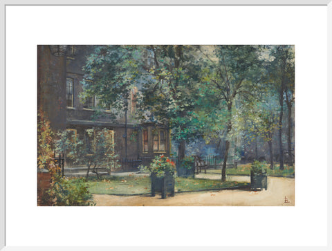 Amen Court, between 1888 and 1919 (Art print, Extra large, White)