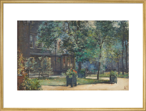 Amen Court, between 1888 and 1919 (Art print, Extra large, Gold)