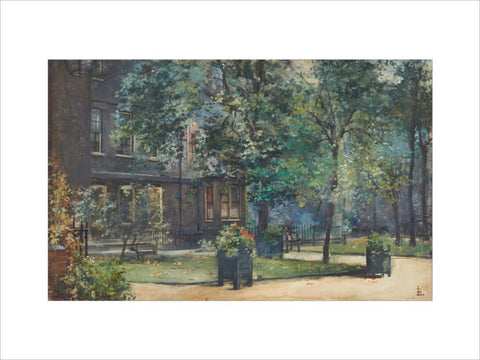 Amen Court, between 1888 and 1919 (Art print, Small, unframed)
