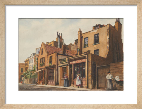 Cheyne Walk, Chelsea, 1906 (Art print, Small, Natural)