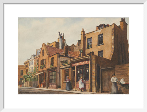 Cheyne Walk, Chelsea, 1906 (Art print, Medium, White)