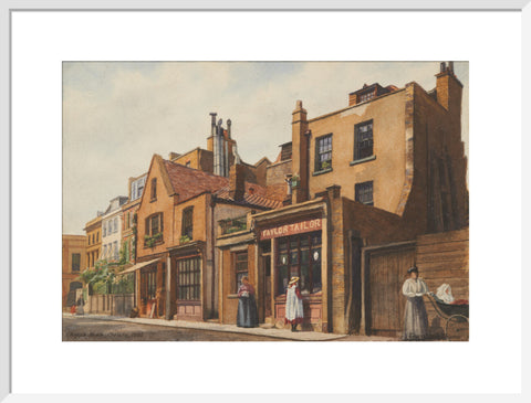 Cheyne Walk, Chelsea, 1906 (Art print, Large, White)