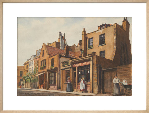 Cheyne Walk, Chelsea, 1906 (Art print, Large, Natural)