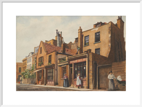 Cheyne Walk, Chelsea, 1906 (Art print, Extra large, White)