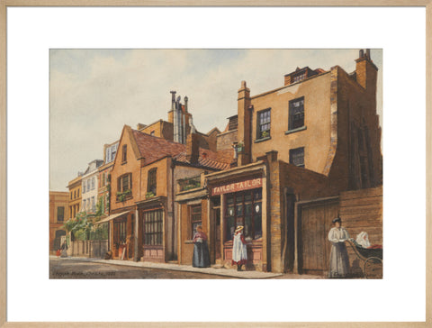 Cheyne Walk, Chelsea, 1906 (Art print, Extra large, Natural)
