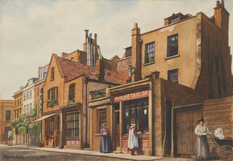 Cheyne Walk, Chelsea, 1906