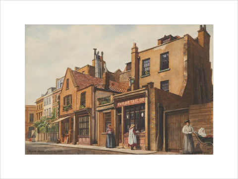 Cheyne Walk, Chelsea, 1906 (Art print, Extra large, unframed)