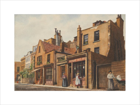 Cheyne Walk, Chelsea, 1906 (Art print, Large, unframed)