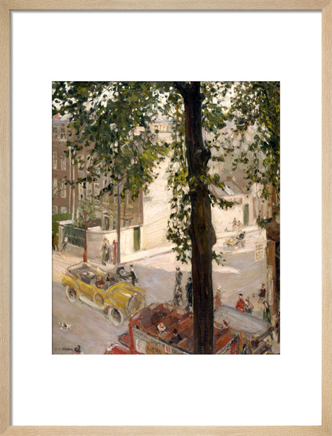 A Street Scene in Chelsea, 1907 (Art print, Medium, Natural)