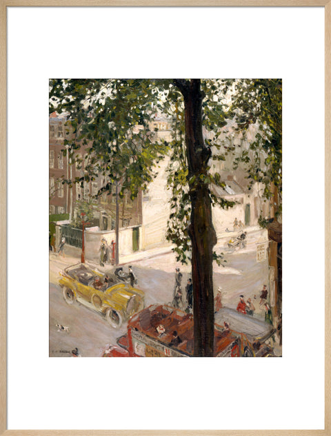 A Street Scene in Chelsea, 1907 (Art print, Extra large, Natural)