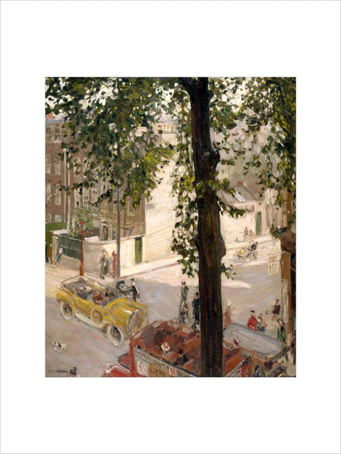 A Street Scene in Chelsea, 1907 (Art print, Extra large, unframed)