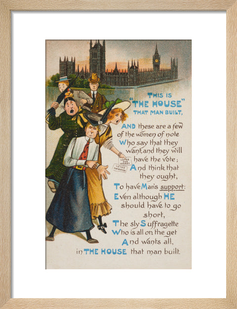 This Is The House That Man Built (Art print, Small, Natural)