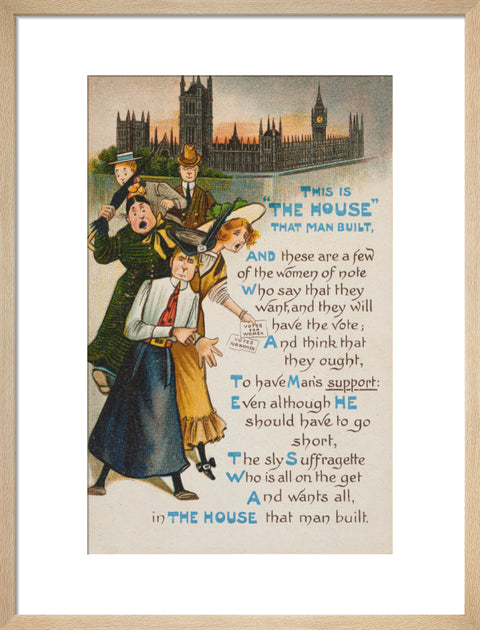 This Is The House That Man Built (Art print, Medium, Natural)