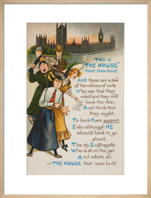 This Is The House That Man Built (Art print, Large, Natural)