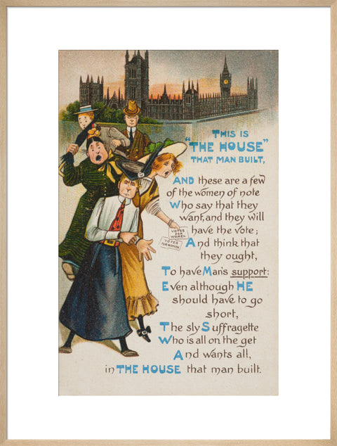 This Is The House That Man Built (Art print, Extra large, Natural)