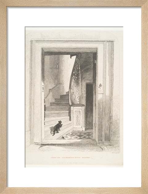 Staircase Southampton House Holborn (Art print, Small, Natural)