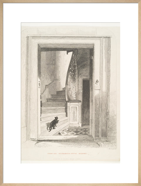 Staircase Southampton House Holborn (Art print, Extra large, Natural)