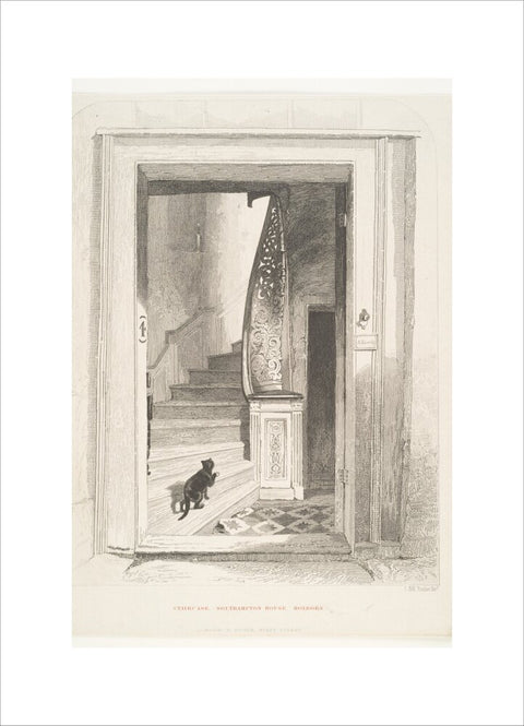 Staircase Southampton House Holborn (Art print, Medium, unframed)