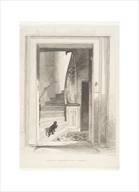 Staircase Southampton House Holborn (Art print, Extra large, unframed)
