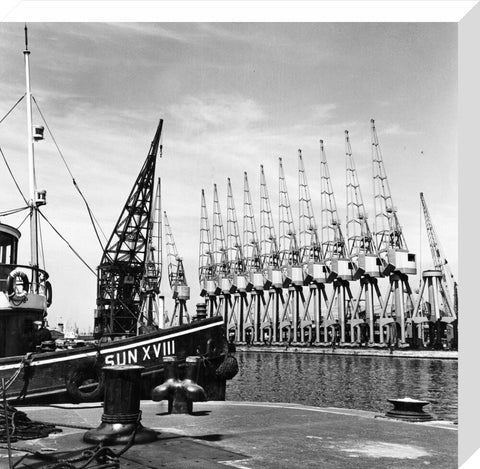 Cranes West India Dock 1962