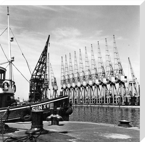 Cranes West India Dock 1962