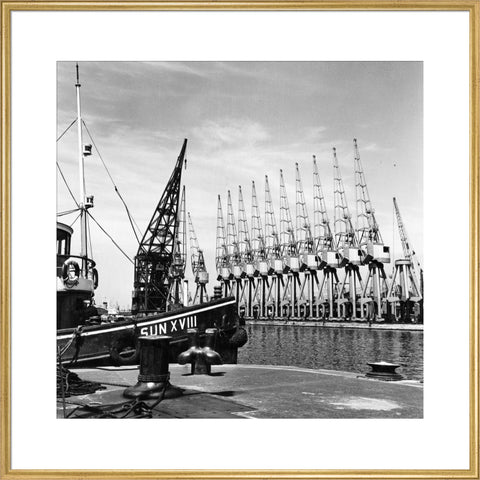 Cranes West India Dock 1962