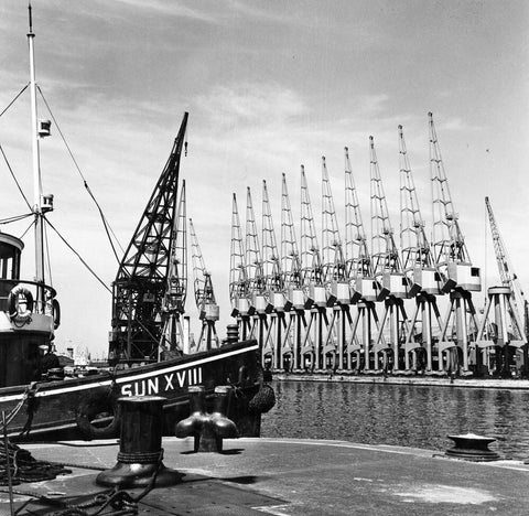 Cranes West India Dock 1962