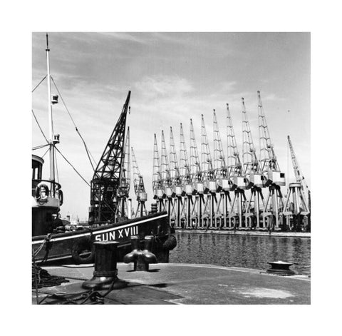 Cranes West India Dock 1962