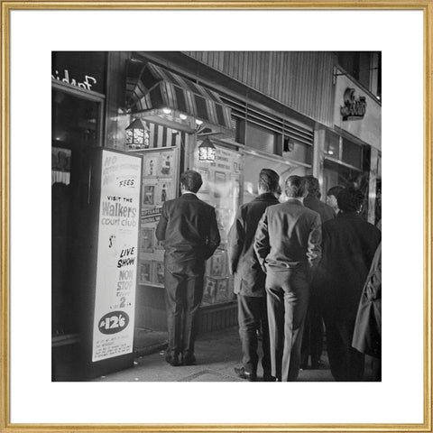 Soho at night 1964