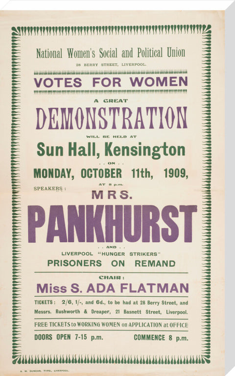 Suffrage Records scrapbook 1908-1910