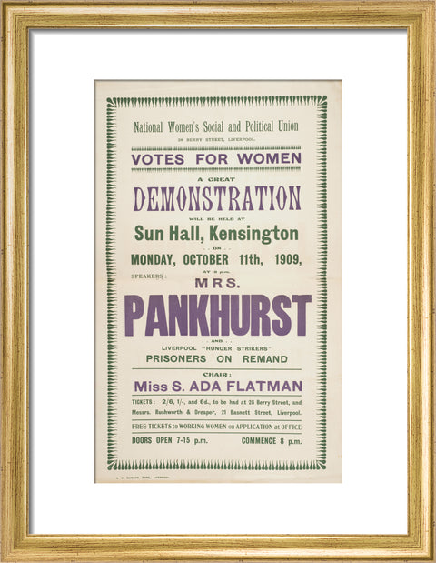 Suffrage Records scrapbook 1908-1910