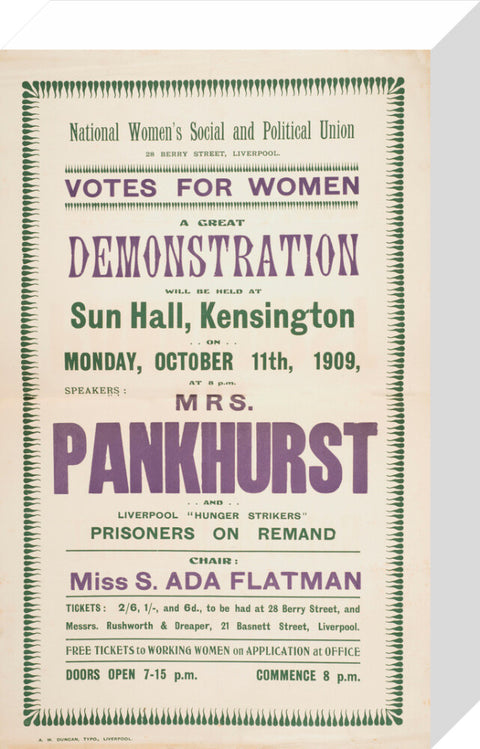 Suffrage Records scrapbook 1908-1910