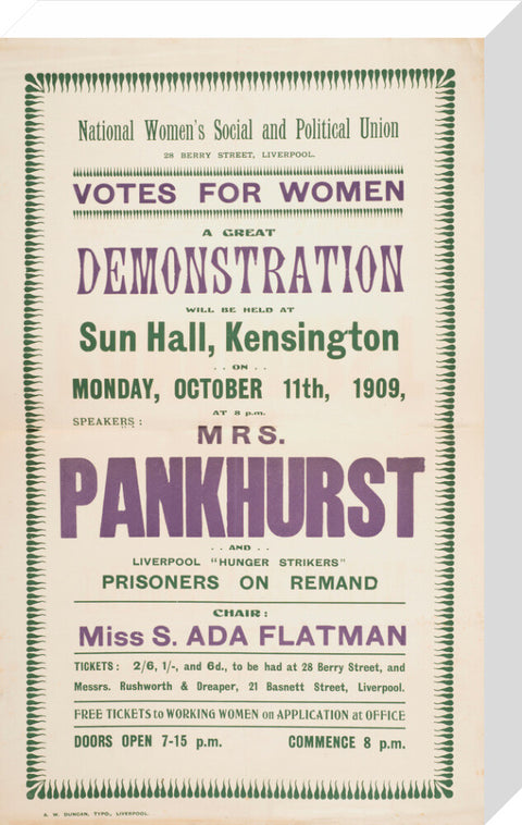 Suffrage Records scrapbook 1908-1910